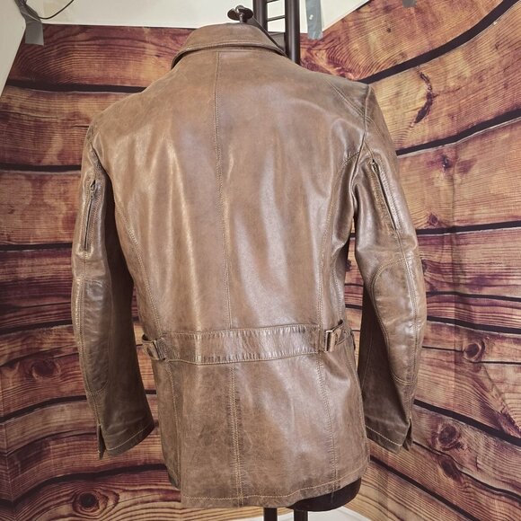 MATCHLESS Fulham Explorer-style Leather Jacket. Men's SM - Picture 3 of 16